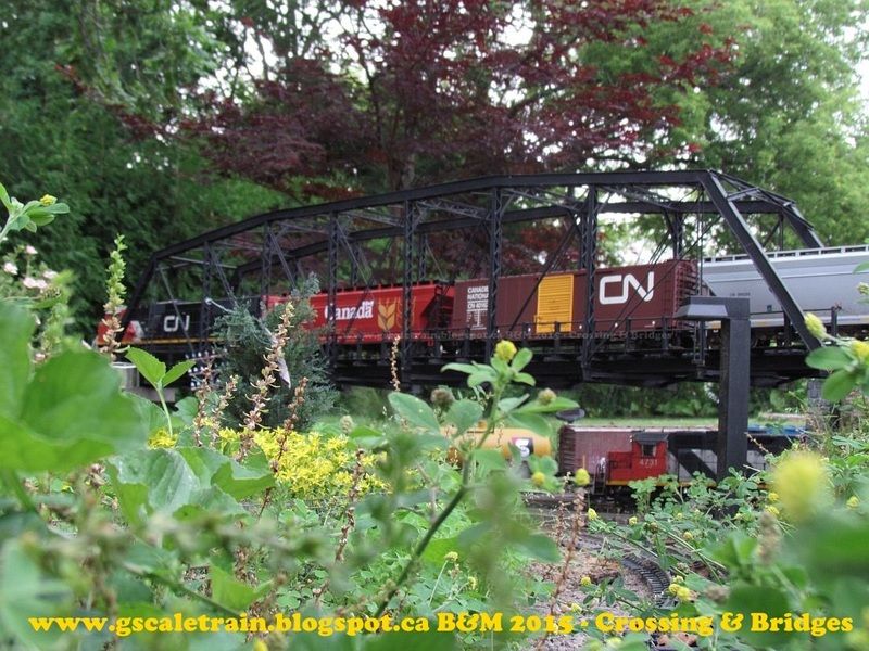 GScale Train Fun Crossing & Bridges in GScale Train Garden Railway